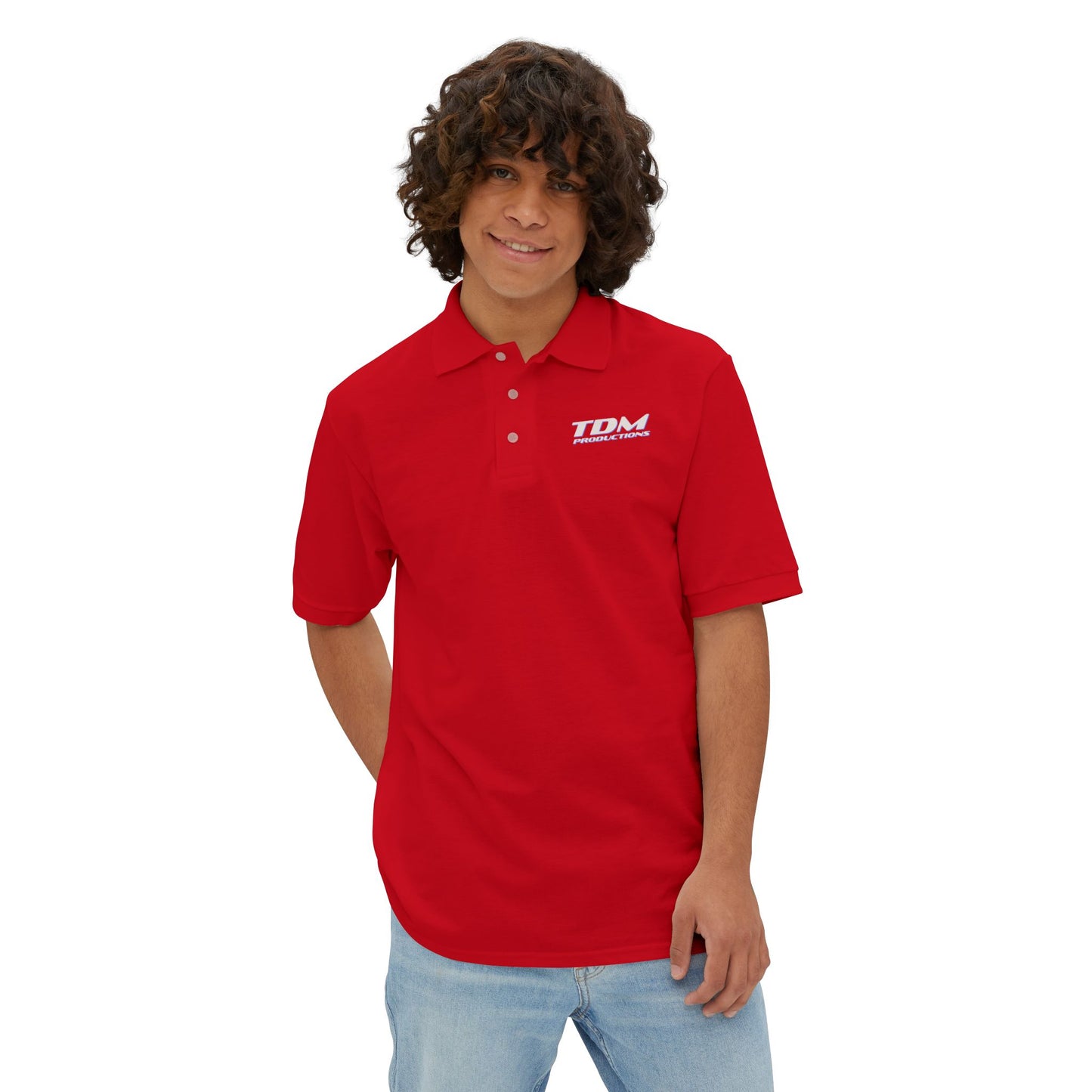 TDM Productions Men's Piqué Polo