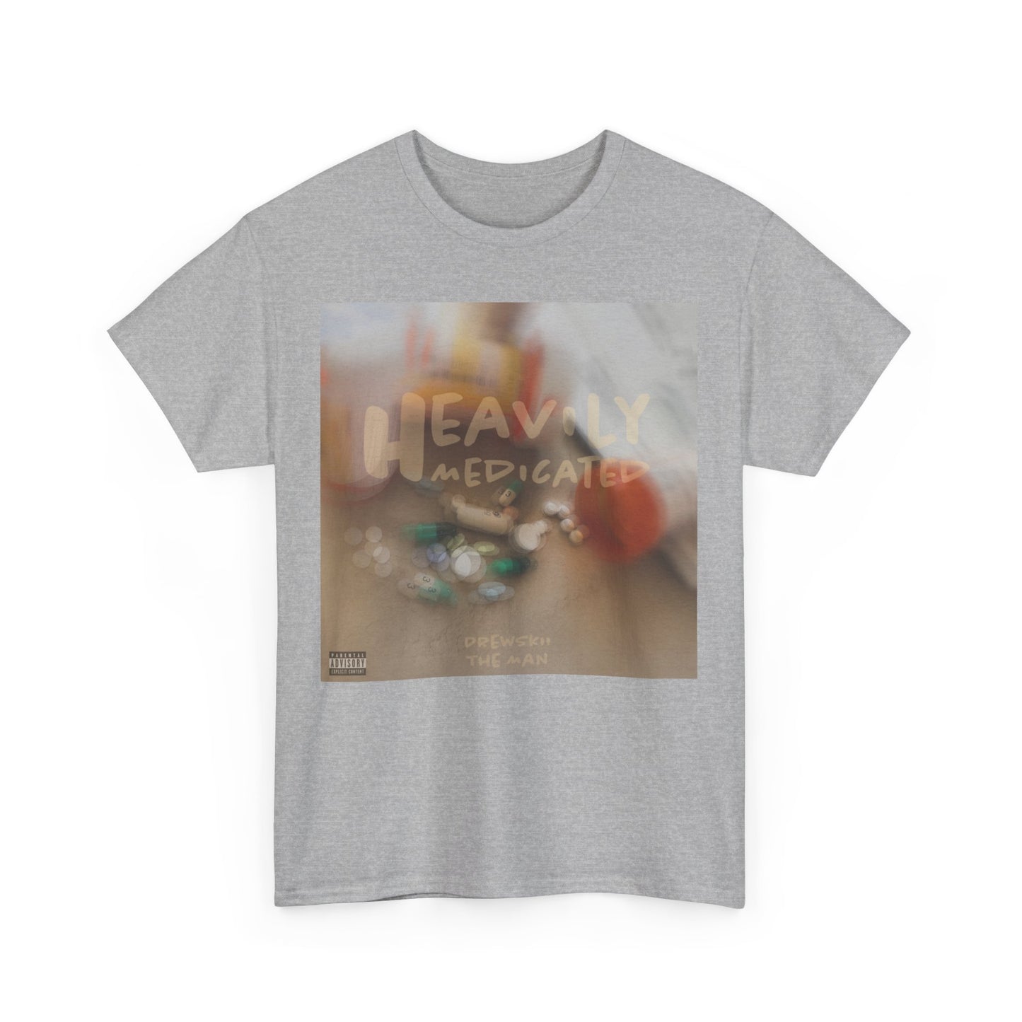 "Heavily Medicated" Unisex Heavy Cotton Tee