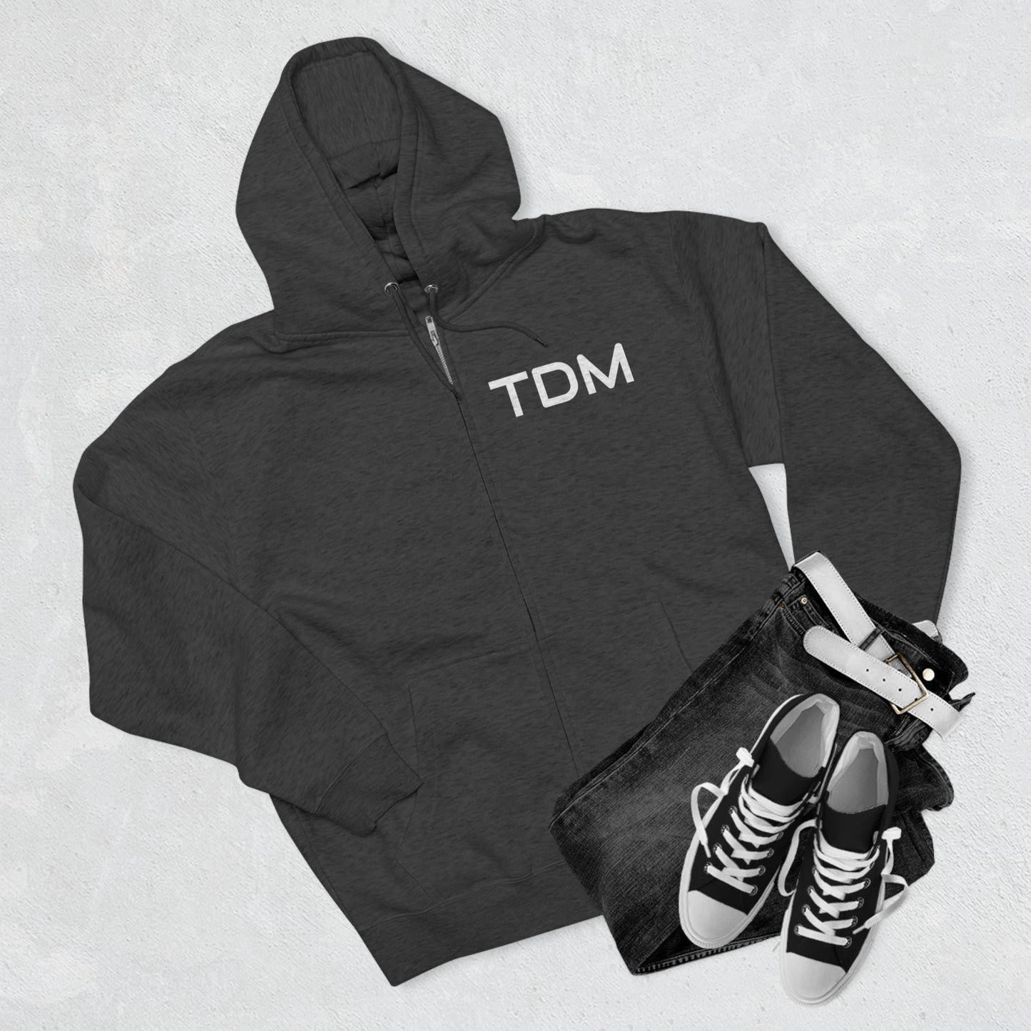 TDM Unisex Zip Hoodie