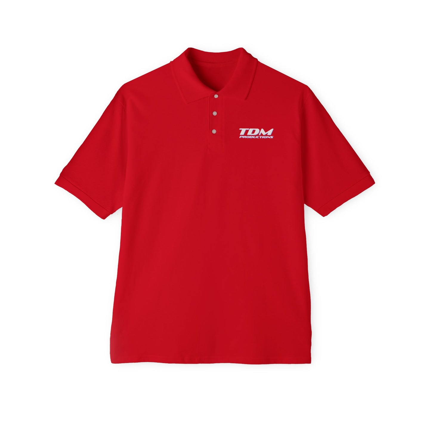 TDM Productions Men's Piqué Polo
