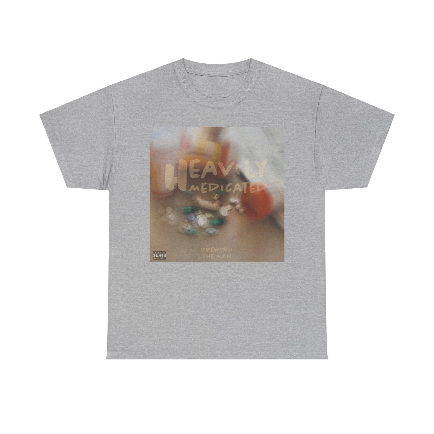 "Heavily Medicated" Unisex Heavy Cotton Tee