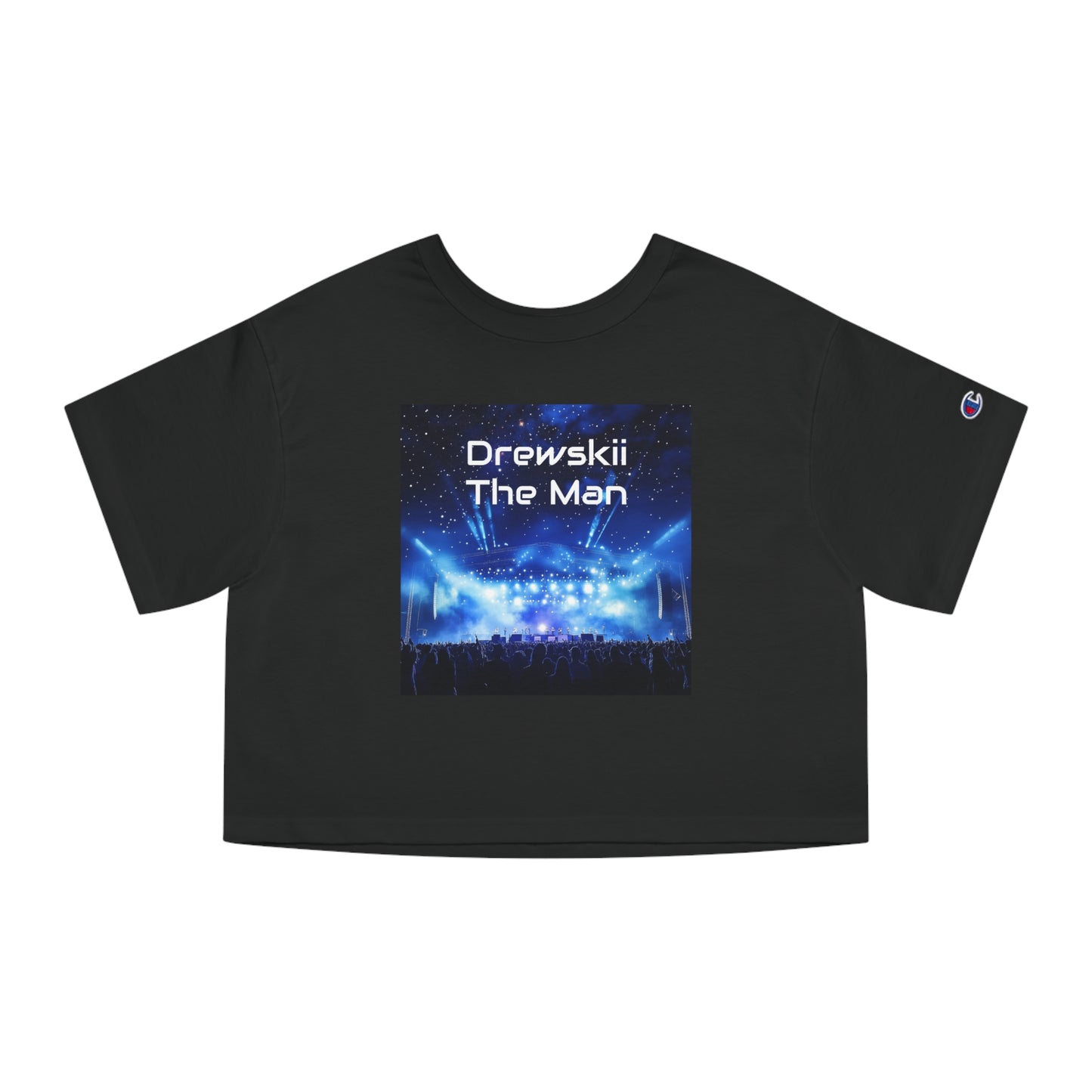 Women's "Lights" Drewskii The Man Cropped T-Shirt