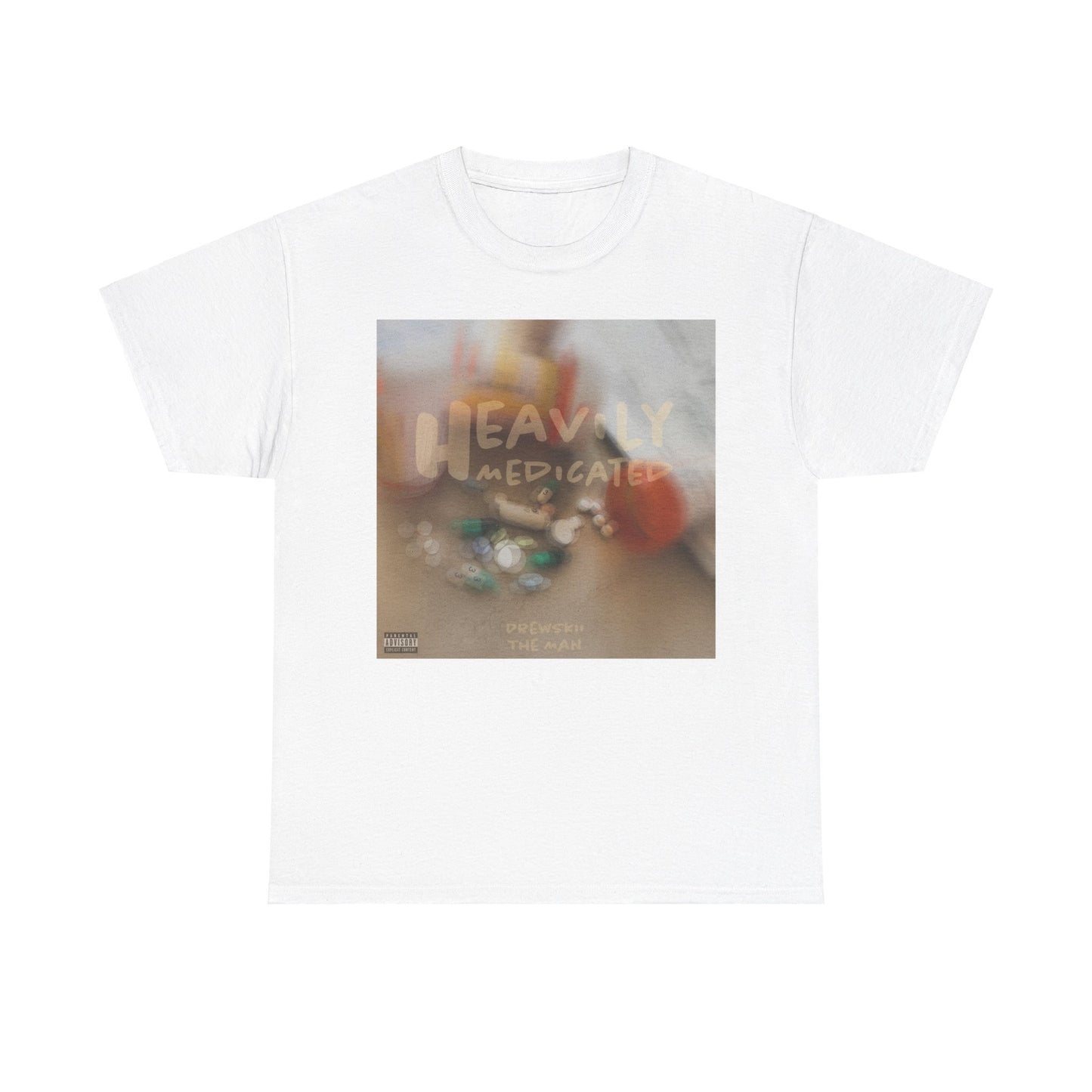 "Heavily Medicated" Unisex Heavy Cotton Tee