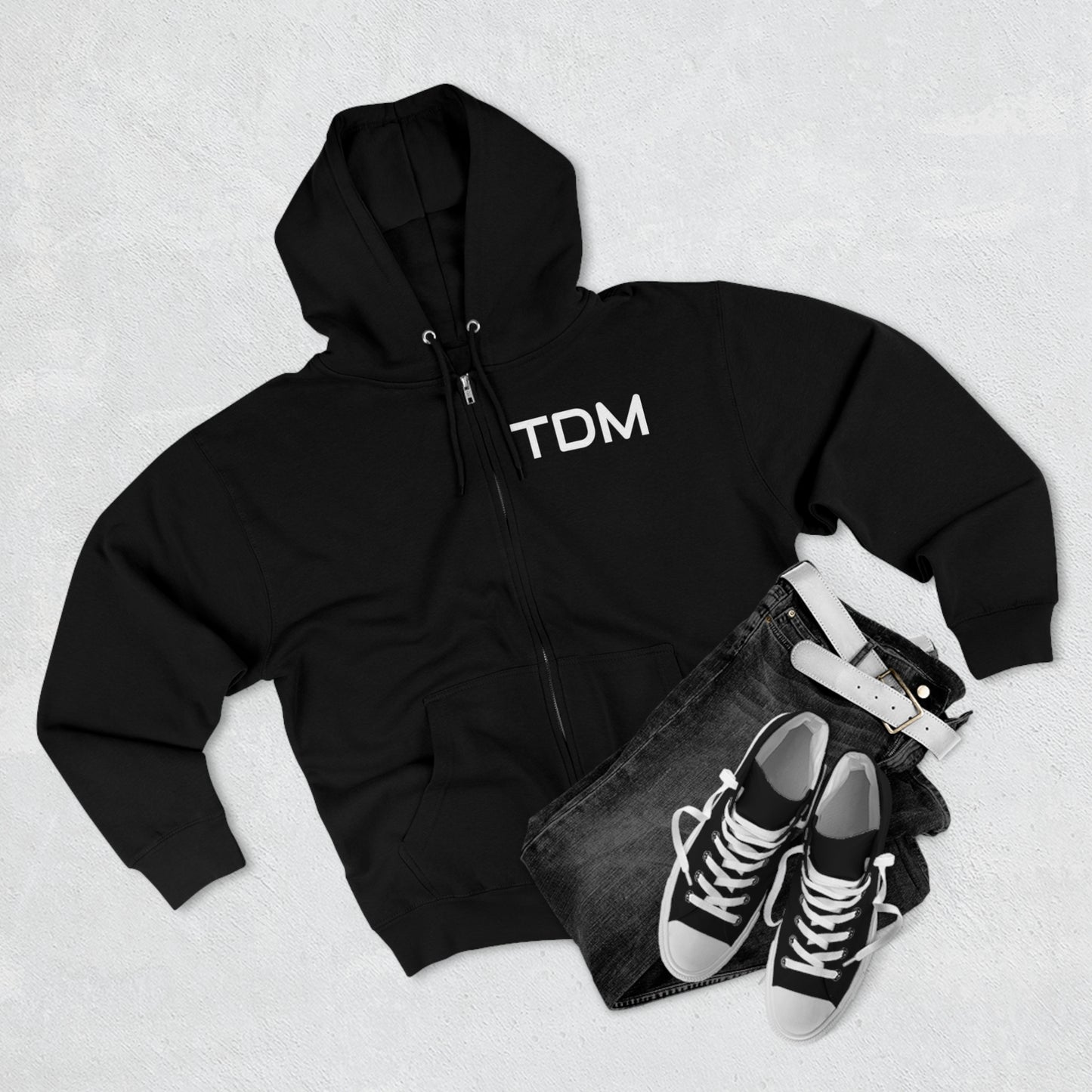 TDM Unisex Zip Hoodie