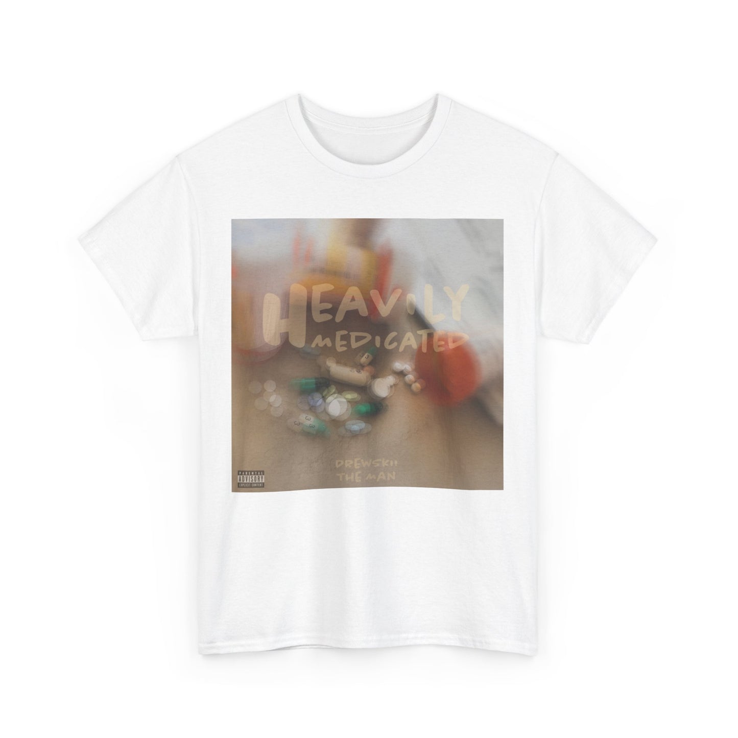 "Heavily Medicated" Unisex Heavy Cotton Tee