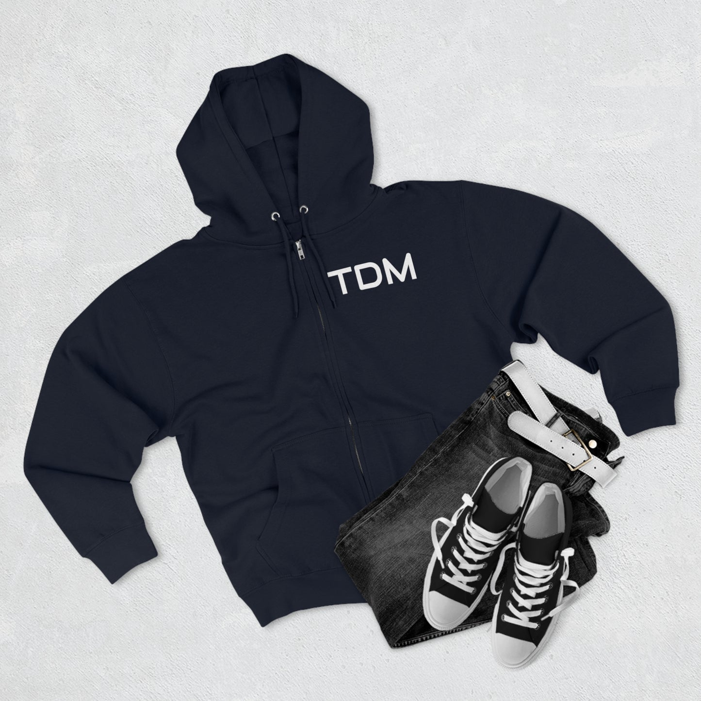 TDM Unisex Zip Hoodie