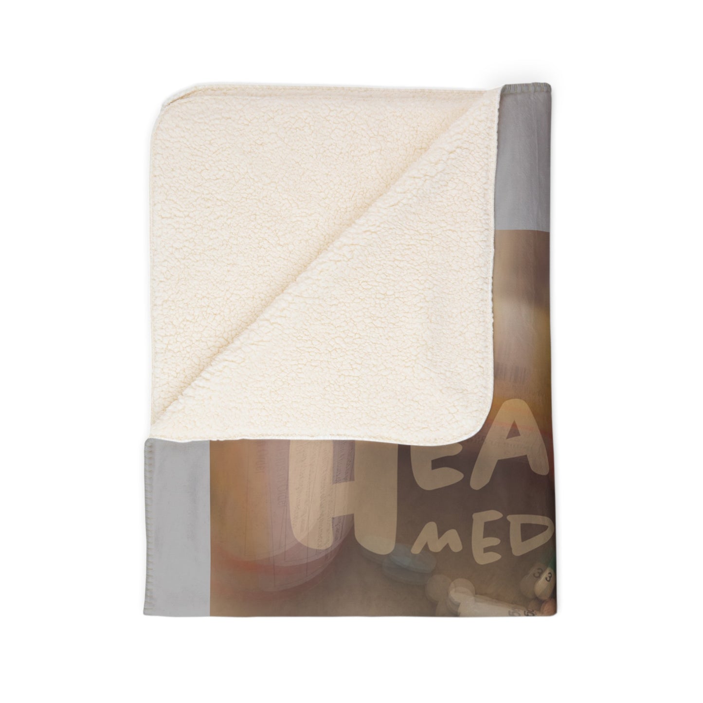 "Heavily Medicated" Fleece Sherpa Blanket