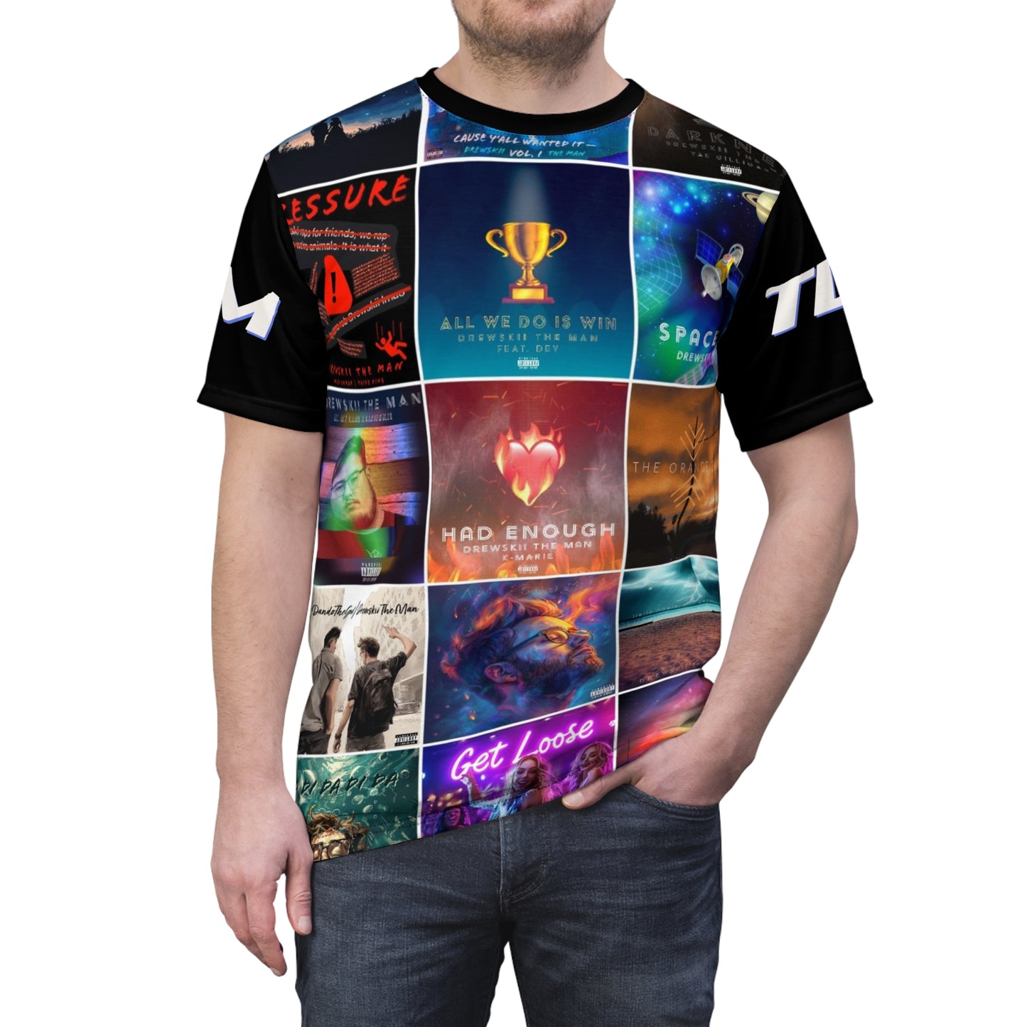 Drewskii The Man "Albums" T-Shirt