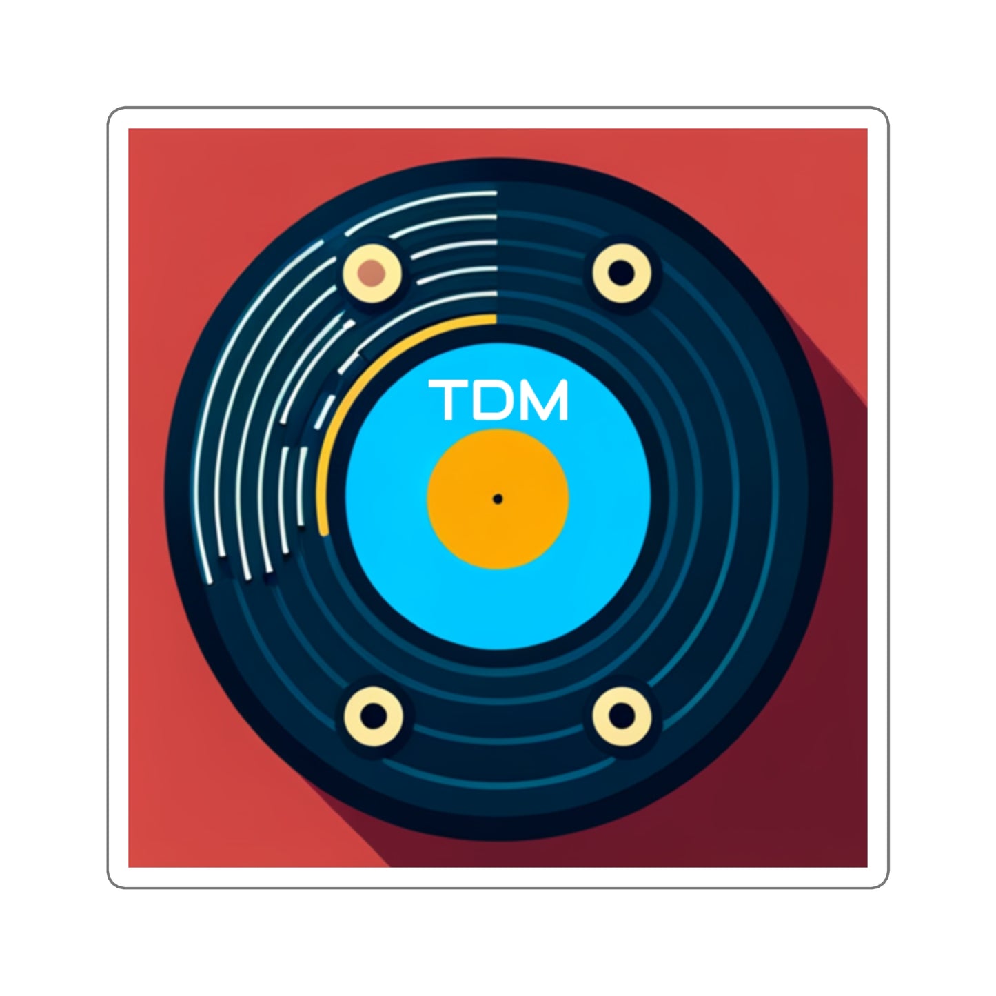 TDM Square Sticker